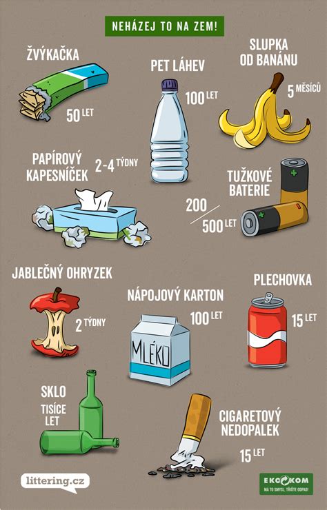 Infografika: porovnanie rýchlosti rozkladu rôznych druhov záhradného odpadu