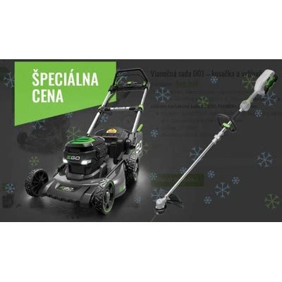 Fotografia kosačky EgoPower+ v akcii so zvýraznenými prednými LED svetlami