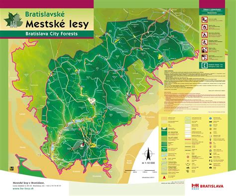 mapa Košických mestských lesov s vyznačenými plochami na zalesňovanie