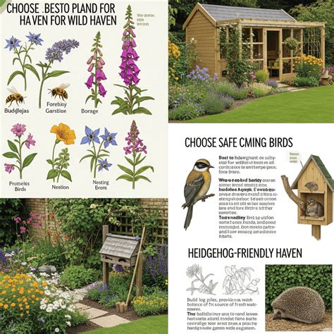 detail hmyzieho domčeka umiestneného v kvitnúcom trvalkovom záhone pre podporu biodiverzity