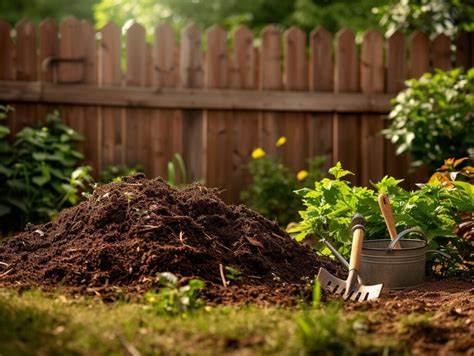 Detailná fotografia zrelého kompostu