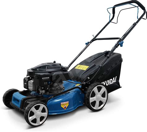 Benzínová kosačka s naznačeným bočným vyhadzovaním