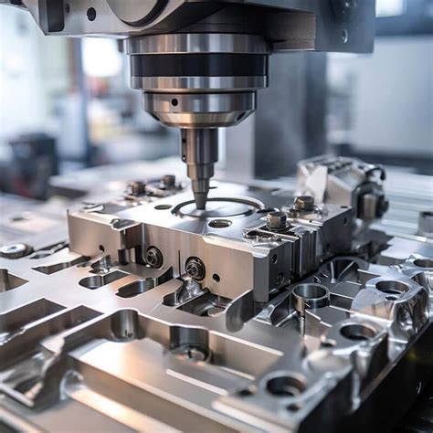 Detail CNC obrábania súčiastok pre drviče.