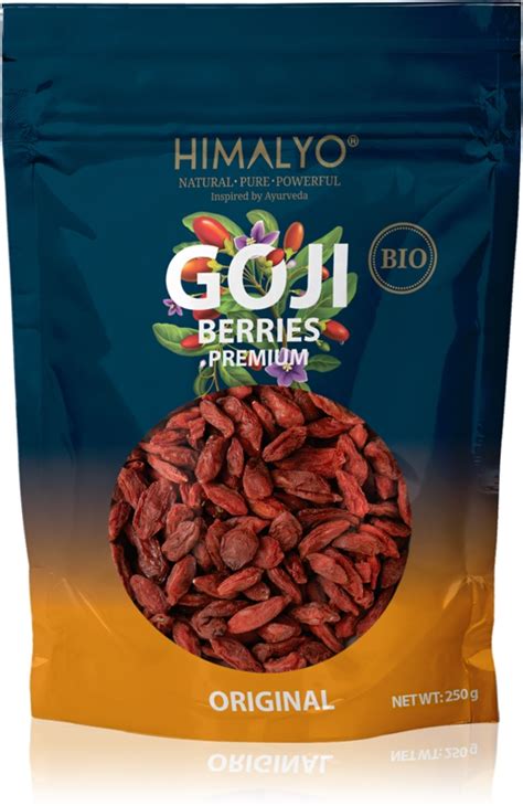 Rôzne formy Goji produktov (sušené plody, džús, čaj)