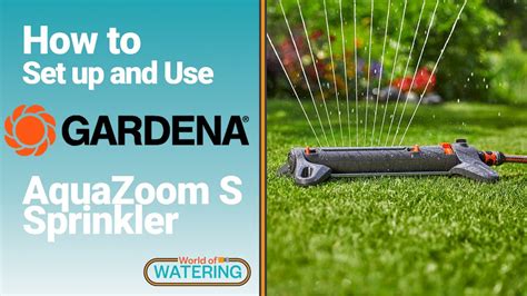 Nákres alebo schéma čistenia trysiek a filtra zavlažovača GARDENA AquaZoom S