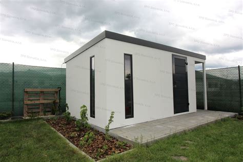 Ilustračná fotografia kovového záhradného domčeka Duramax Titan v antracitovej farbe