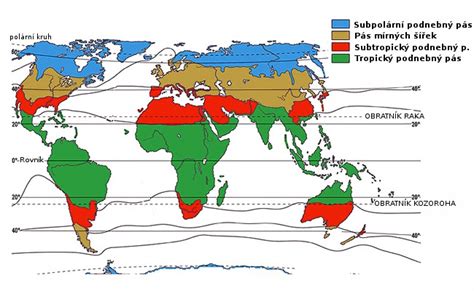 Mapa znázorňujúca vhodné klimatické oblasti na pestovanie Fuji