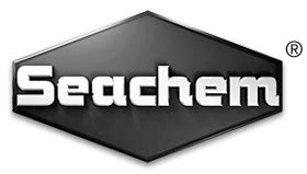 Logo značky Seachem a balenie substrátu Flourite