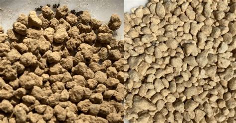 Infografika rozdelenia substrátov podľa zrnitosti a zloženia (akadama, kanuma, kiryu, pemza, láva)