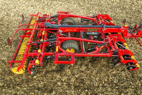 Schéma pracovných zón kultivátora Väderstad Top Down