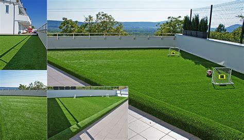 Foto: Umelý trávnik na záhrade rodinného domu