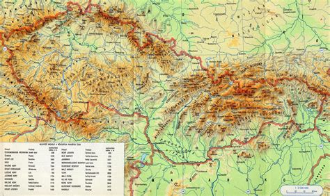 Mapa Vihorlatských vrchov s vyznačením Morského oka
