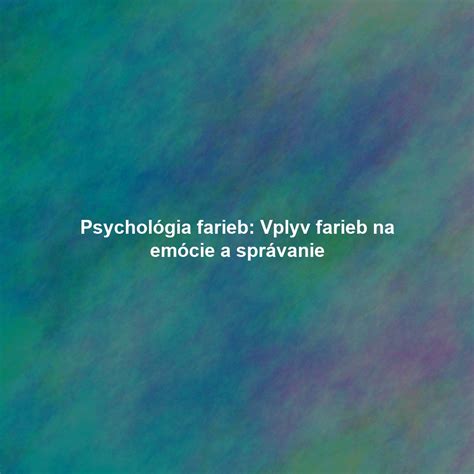 Informačná schéma: Psychológia farieb v záhrade a vplyv modrej na vizuálne vnímanie priestoru