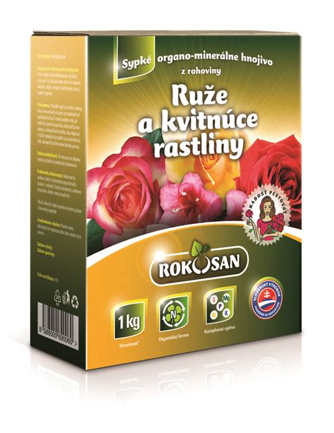 infografika s chemickým zložením hnojiva Rokosan Ruže a kvitnúce rastliny