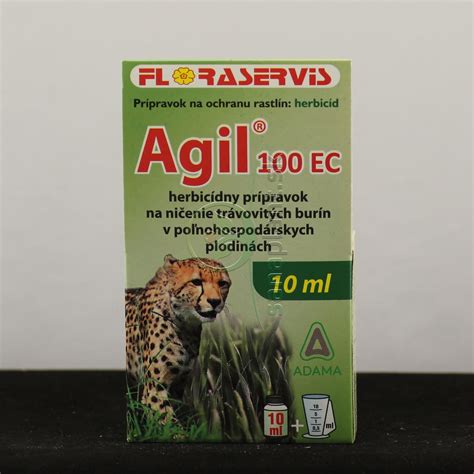 Infografika porovnávajúca správne aplikačné dávky herbicídu Agil 100 EC v závislosti od výšky buriny