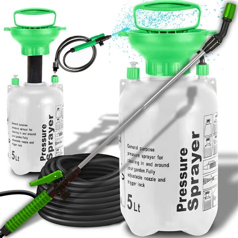 Svojpomocne zostavený tlakový postrekovač z kovových komponentov