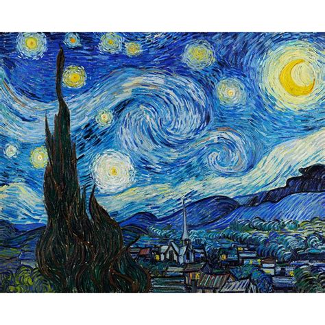 reprodukcia obrazu Vincenta van Gogha Hviezdna noc