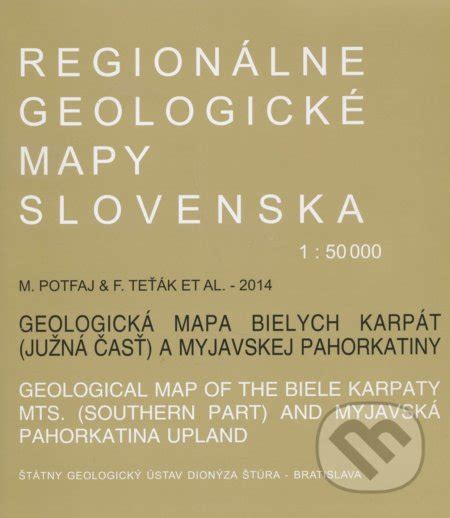 mapa regiónu Považského Inovca a Bielych Karpát s vyznačenými lesnými oblasťami