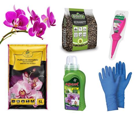 Infografika zobrazujúca rôzne zložky substrátu pre orchidey (kôra, mach, perlit, coco-chips)