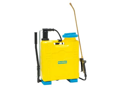 Infografika: Porovnanie objemov nádrží chrbtových postrekovačov Gloria (12L, 18L, 23.3L)