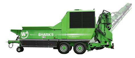 Schéma trojstupňového drviaceho systému Willibald Shark V