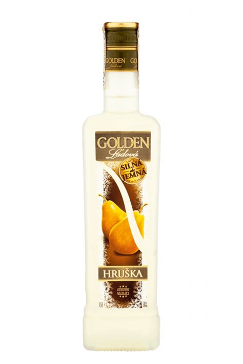 Produktové foto fľaše Golden Ľadové Hrozno 38% s ľadovým dizajnom