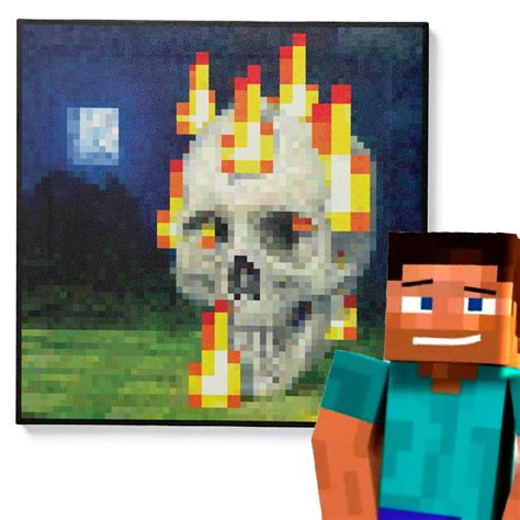 Ilustrácia lososa v hre Minecraft