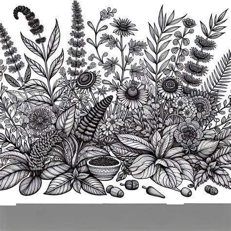 botanická kresba rastliny rajčiaka