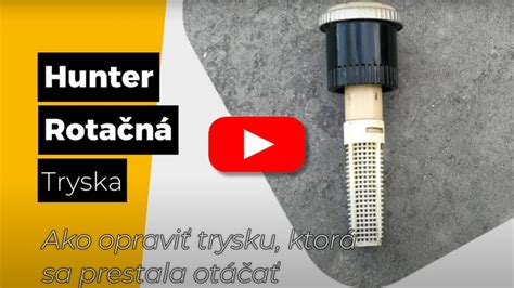 Detailný pohľad na rotačnú trysku MP Rotator počas prevádzky