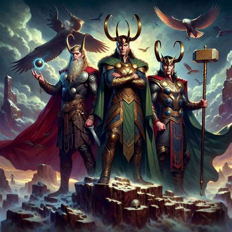 Odin, Thor a Loki v populárnej kultúre