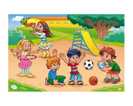 deti hrajúce sa v záhradnom domčeku