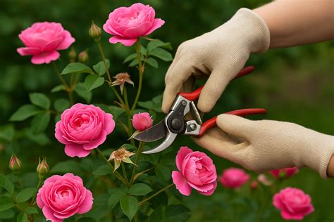 Detailný postup strihania a prípravy odrezkov ruží