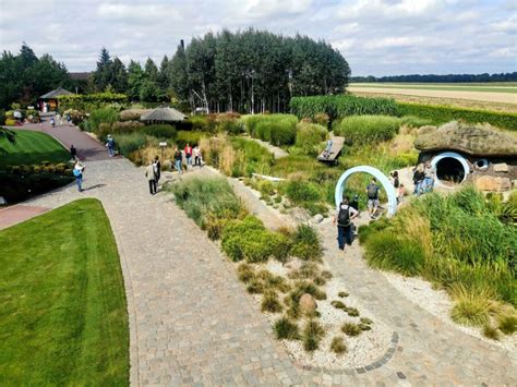 Záhrady Kapias - pohľad na tematické výstavné plochy v Goczałkowice-Zdrój