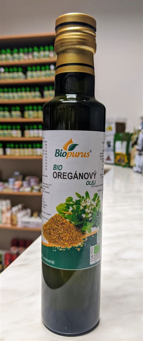 Schéma zloženia: Oregánový olej (27,5 mg) s 80% karvakrolom a vitamín E v nosnom extra panenskom olivovom oleji