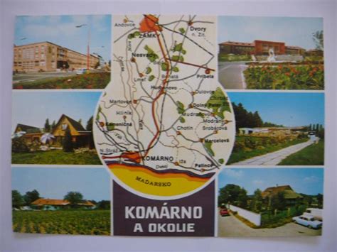 Mapa záhradkárskej oblasti Nová Stráž, Komárno