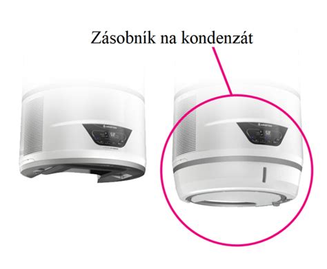 Zberná nádoba umiestnená pod vývodom kondenzátu