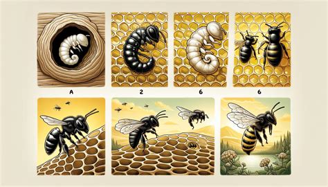 Infografika zobrazujúca cyklus života včely a jej závislosť od kvitnúcich rastlín