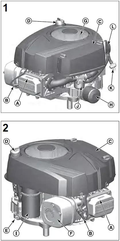 Technický nákres motora Briggs & Stratton
