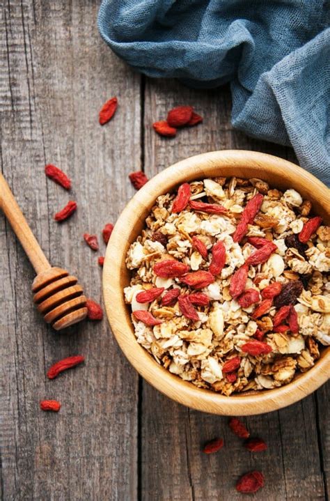 Fotografia: domáce müsli s goji