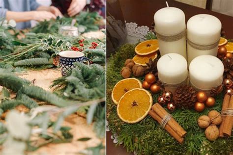 inšpiratívna fotografia vianočnej výzdoby z prírodných materiálov a dreva