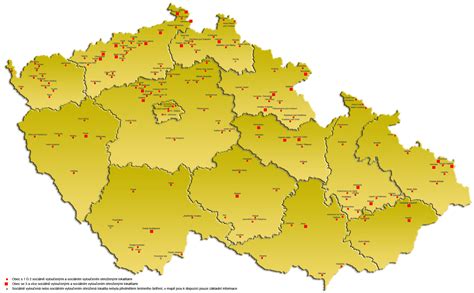 Mapa s vyznačenými lokalitami komunitných kompostovísk v obci