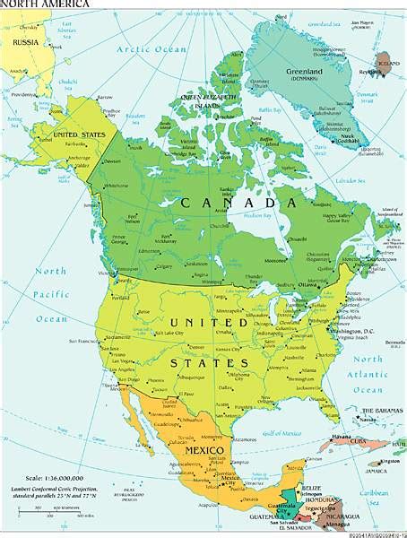 ilustrácia pôvodu arónie na mape Severnej Ameriky