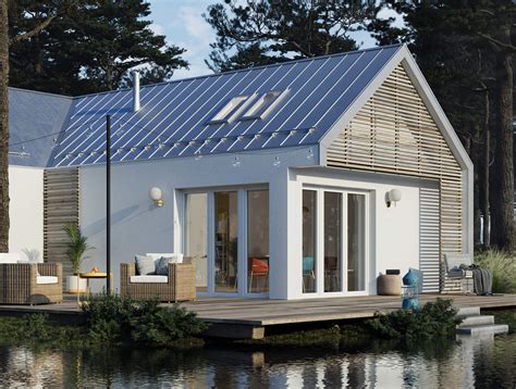 Detailná fotografia detského domčeka AXI CABIN s plexisklovými oknami a drevenou strechou.