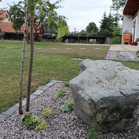 rodinná záhrada s ovocnými stromami, deti zbierajú ovocie
