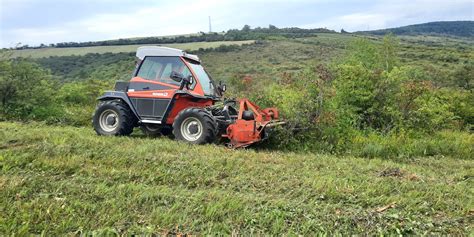 Ilustračná fotografia trate s mulčovacím strojom
