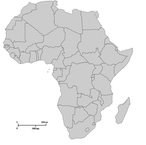 Mapa Východnej Afriky s vyznačenými významnými geografickými bodmi ako Kilimandžáro a Veľká údolná roklina.