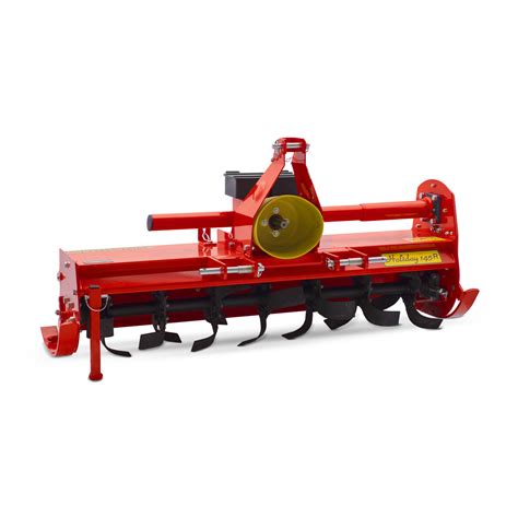 Tematické foto rotačného rotavátora Del Morino Holiday v akcii na poli