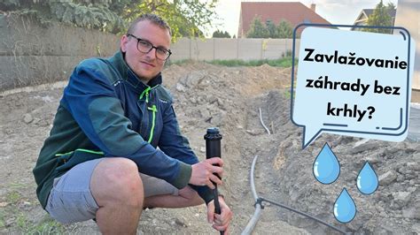 Schéma základného rozloženia kvapkovacej závlahy v záhrade