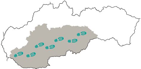Mapa distribúcie predajní záhradkárskych potrieb naprieč slovenskými regiónmi