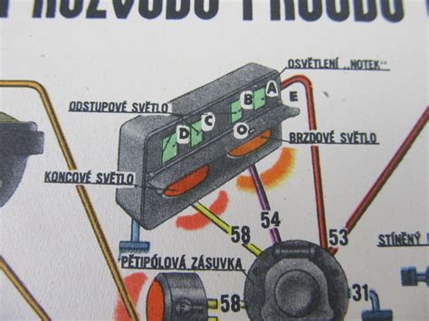 Schéma rozvodu paliva v motore kosačky s vyznačením karburátora a palivových ciest.
